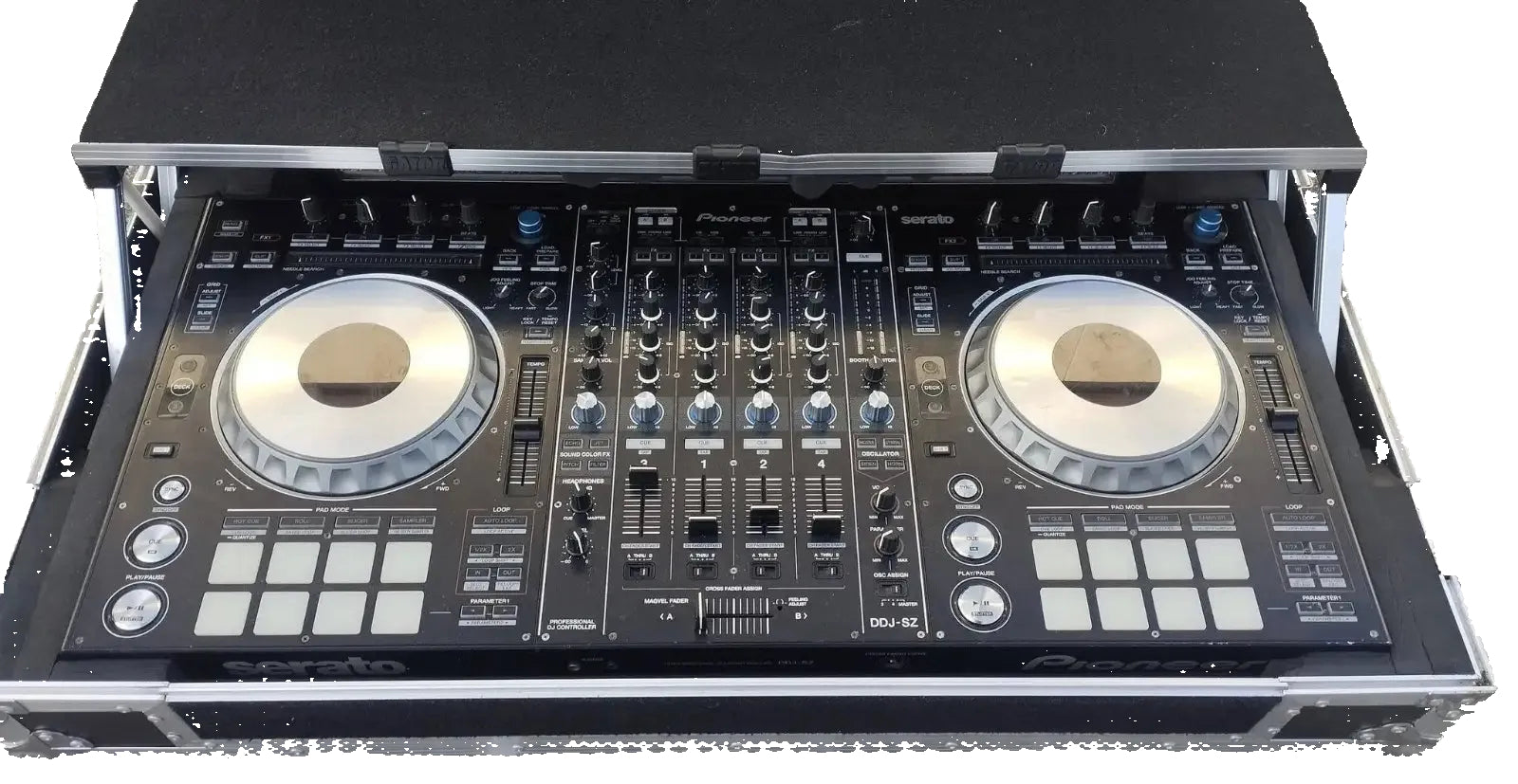 Pioneer DDJ-SZ Professional 4-Deck DJ Controller with Gator Road Case