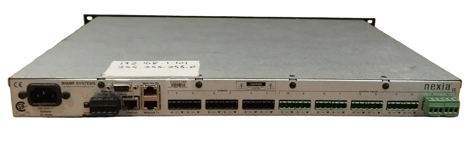 Biamp Nexia CS Professional Audio DSP Processor