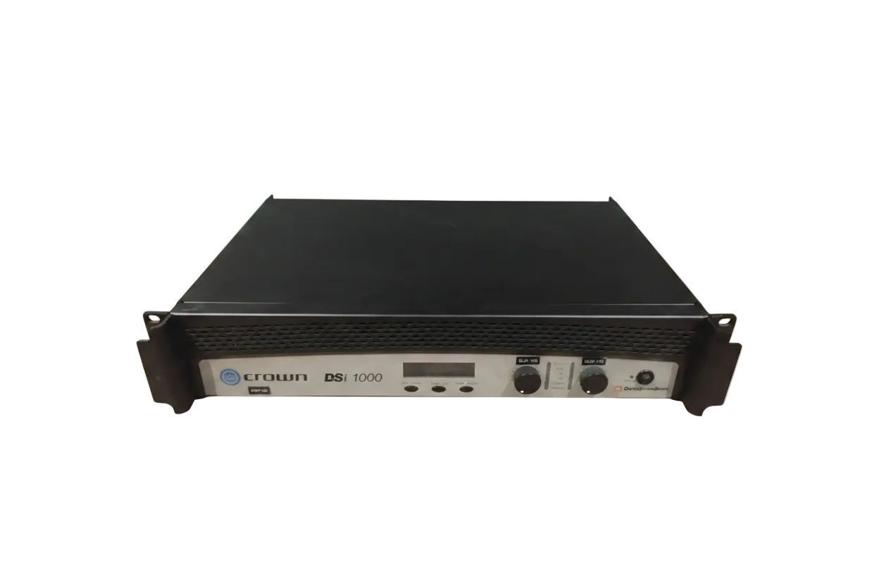 Crown DSI 1000 2x500W Power Amplifier with DSP & Dante – Used ...