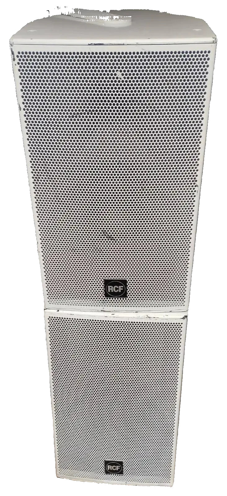 RCF C5215-W 15" 2-Way Passive PA Speakers with Mounts — White