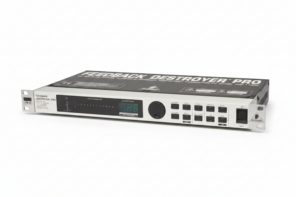 Behringer DSP 1100P 24-Bit Dual Engine Auto Feedback Destroyer