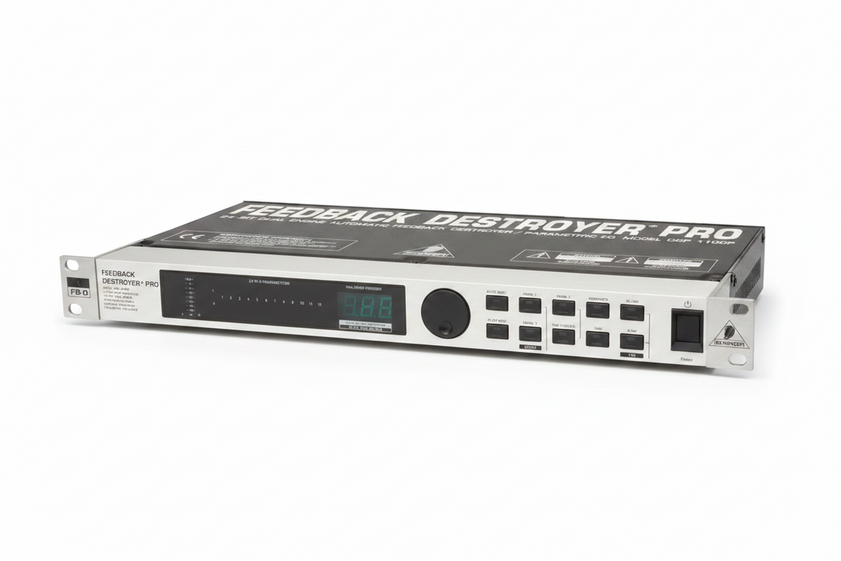 BEHRINGER FEEDBACK DESTROYER 「DSP 1100P」 Behringer DSP 1100P 24-Bit Dual Engine Auto Feedback Destroyer