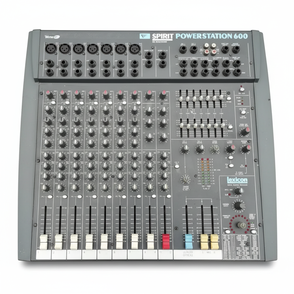 Soundcraft Powerstation 600 Powered Mixer with Built-In Amplifier