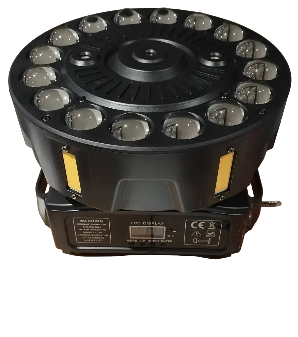 4-in-1 RGBVW Multi-Effect Moving Stage Light — Beam, Wash, Spot & Effect