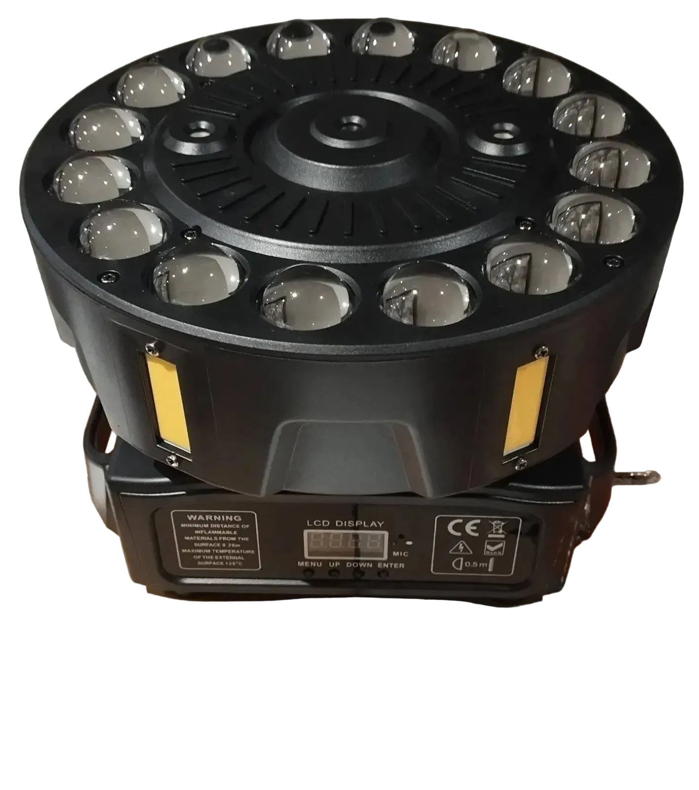 4-in-1 RGBVW Multi-Effect Moving Stage Light — Beam, Wash, Spot & Effect