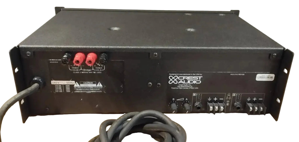 Crest VS650 240V Professional Power Amplifier