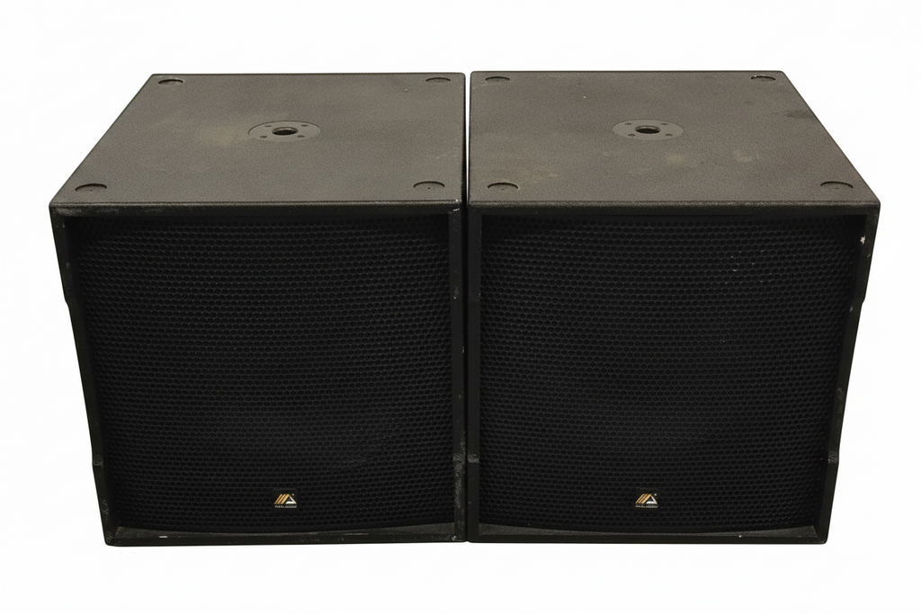 Maj Audio 18" Passive Subwoofers 600W/1200W (Pair)