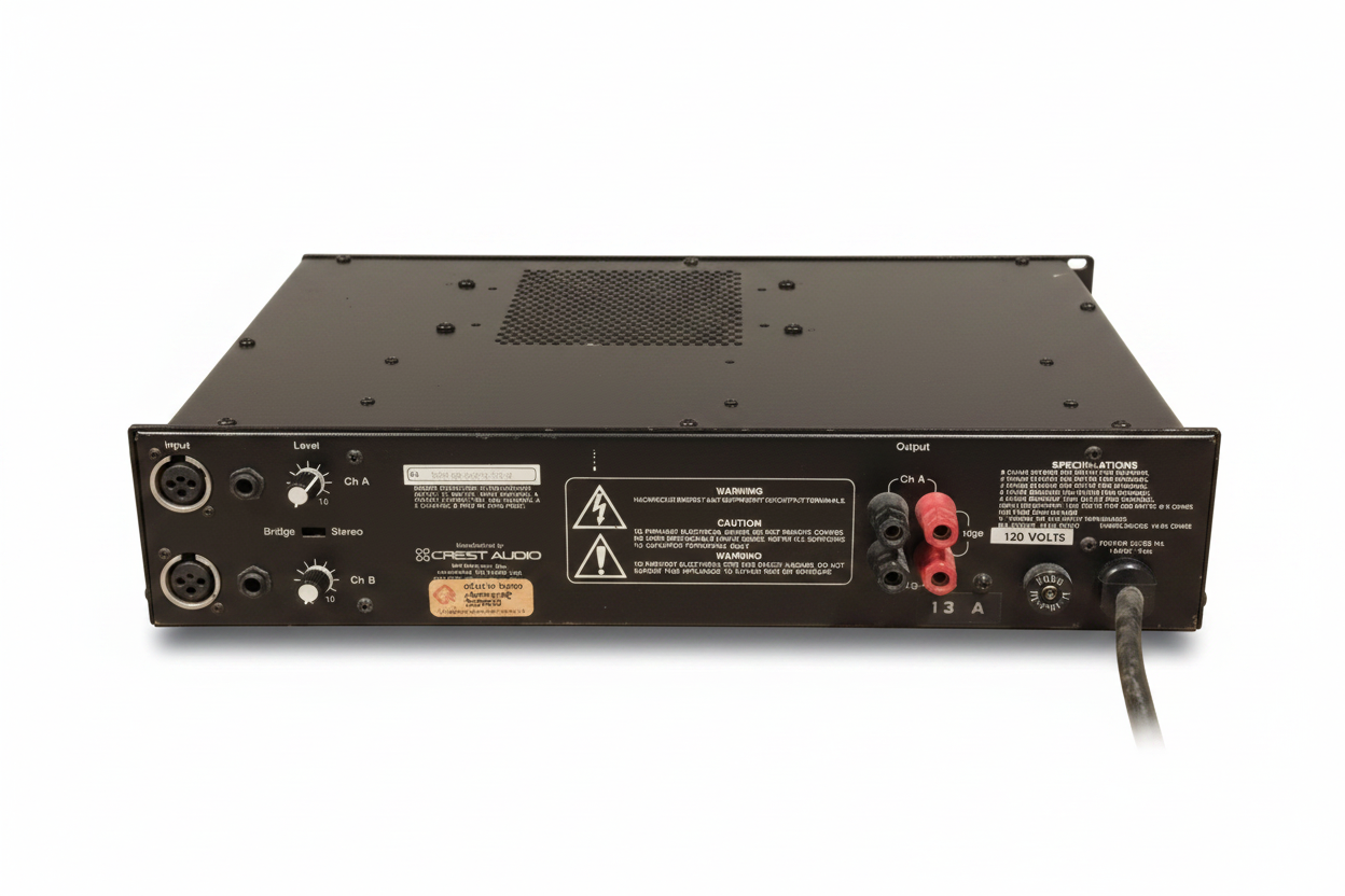 Crest 2501a professional audio power amplifier