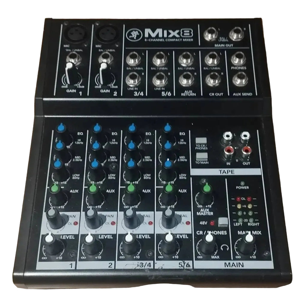Mackie Mix8 8-Channel Compact Analog Mixer