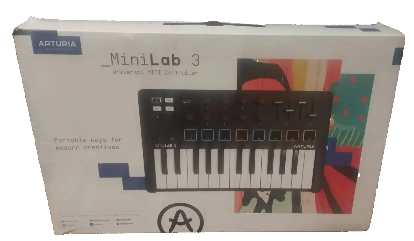 Arturia MiniLab 3 25-Key USB MIDI Keyboard Controller