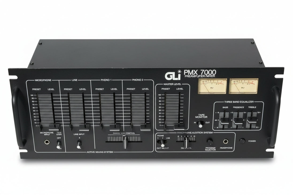 GLI PMX7000 vintage DJ mixer in excellent condition