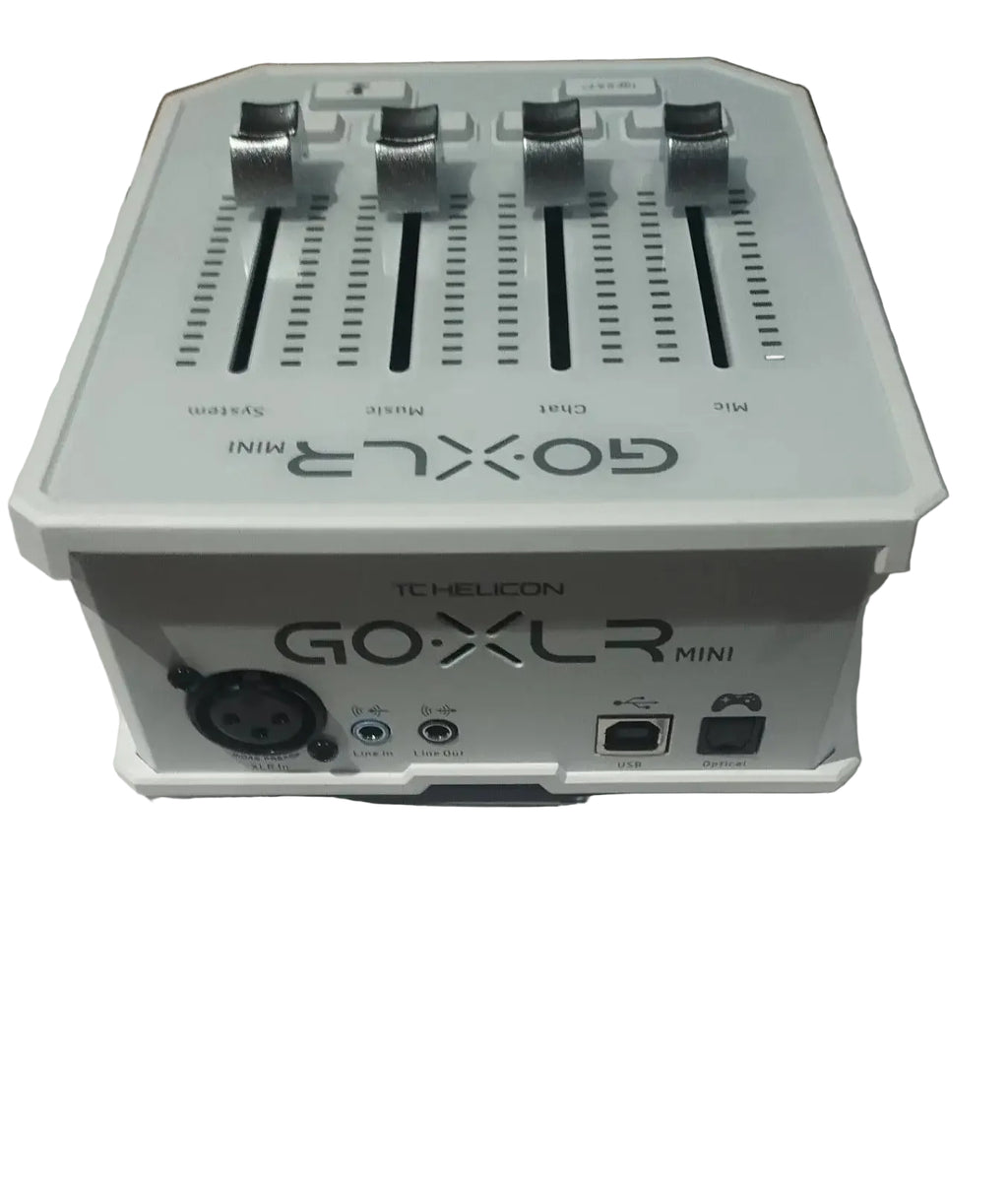 TC Helicon GoXLR MINI-WH Broadcast Mixer & USB Audio Interface