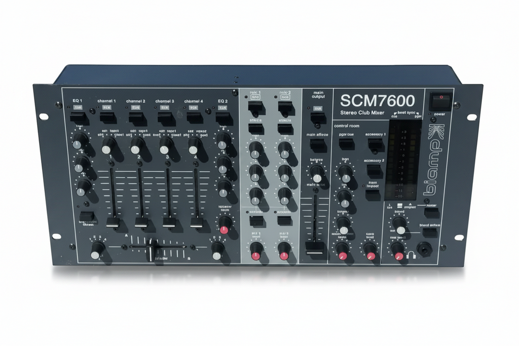 Biamp SCM7600 Professional DJ Mixer