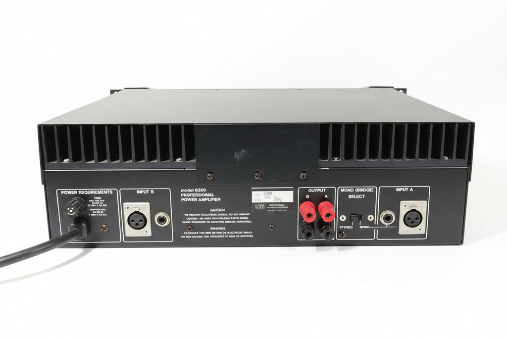 Urei 6300 Professional Power Amplifier