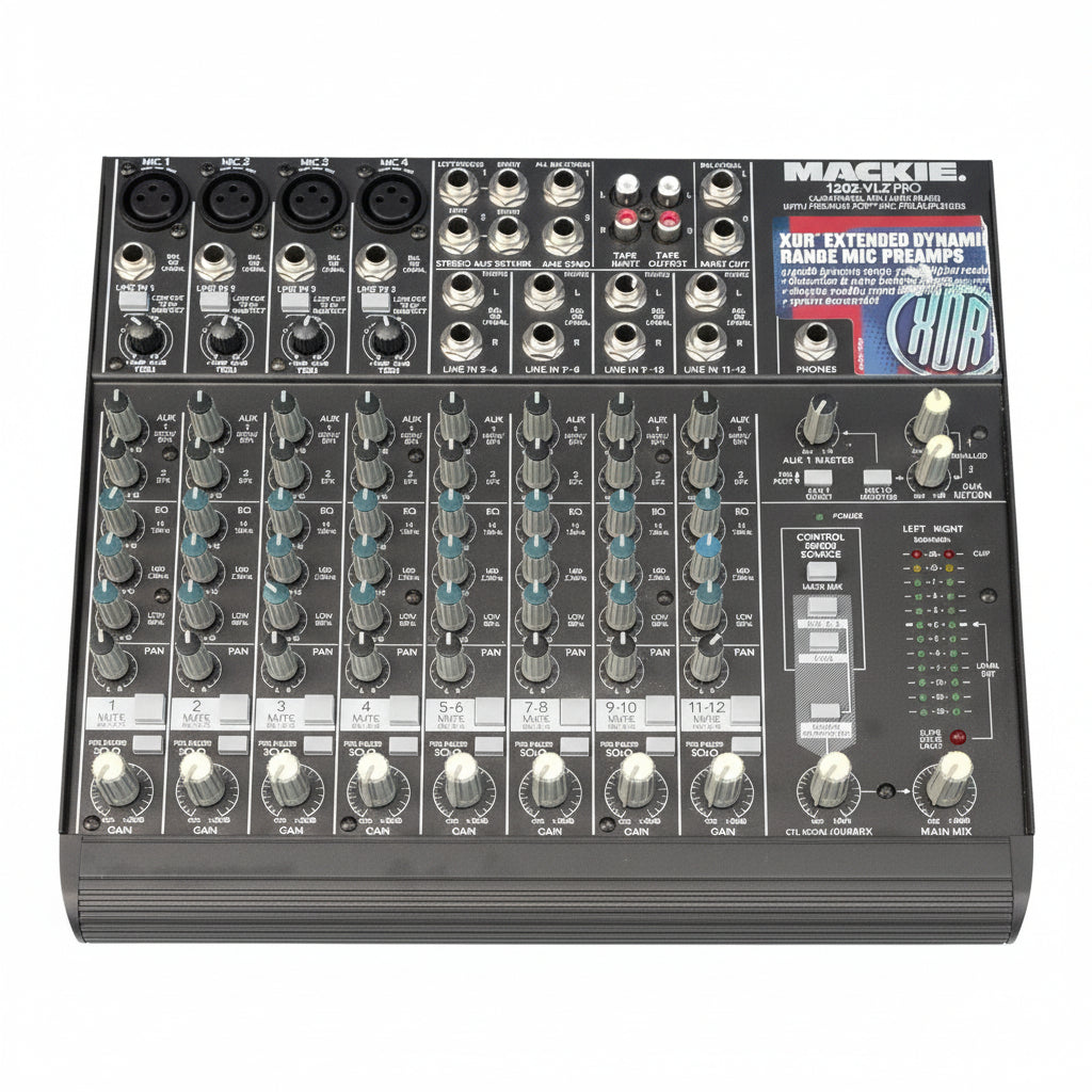 Mackie 1202-VLZ Pro 12-Channel Analog Mixer