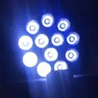 Wireless Battery-Powered RGB LED Slim PAR Stage Lights (Pair)