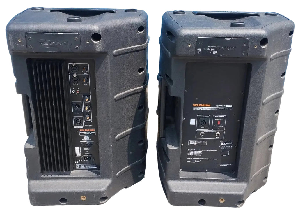 Selenium SPM-1202A 12" Active Powered PA Speakers