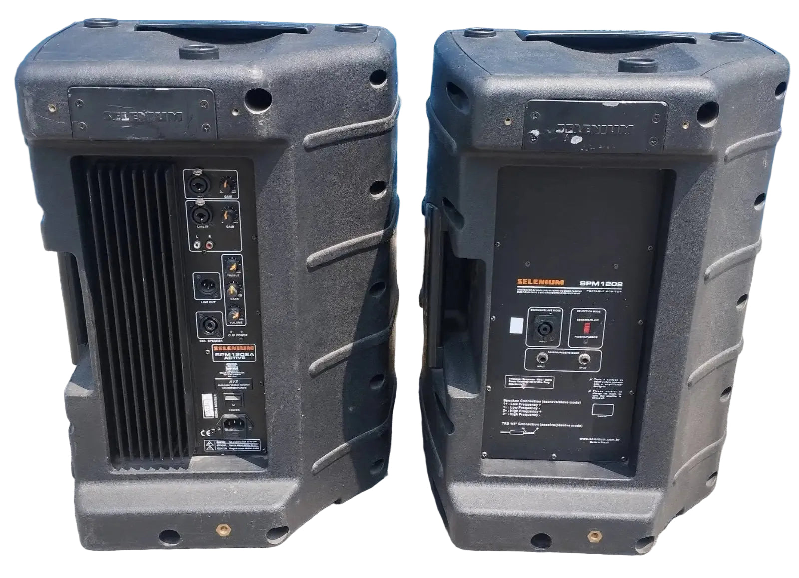 Selenium SPM-1202A 12" Active Powered PA Speakers