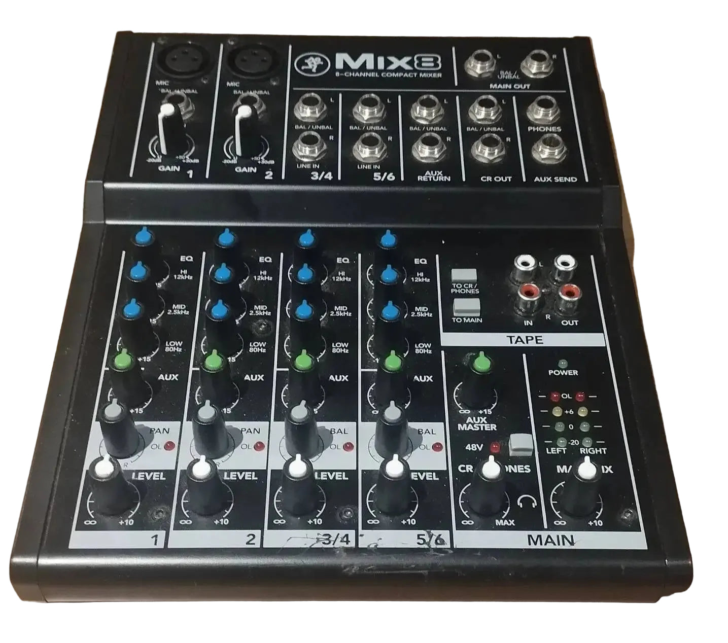 Mackie Mix8 8-Channel Compact Analog Mixer