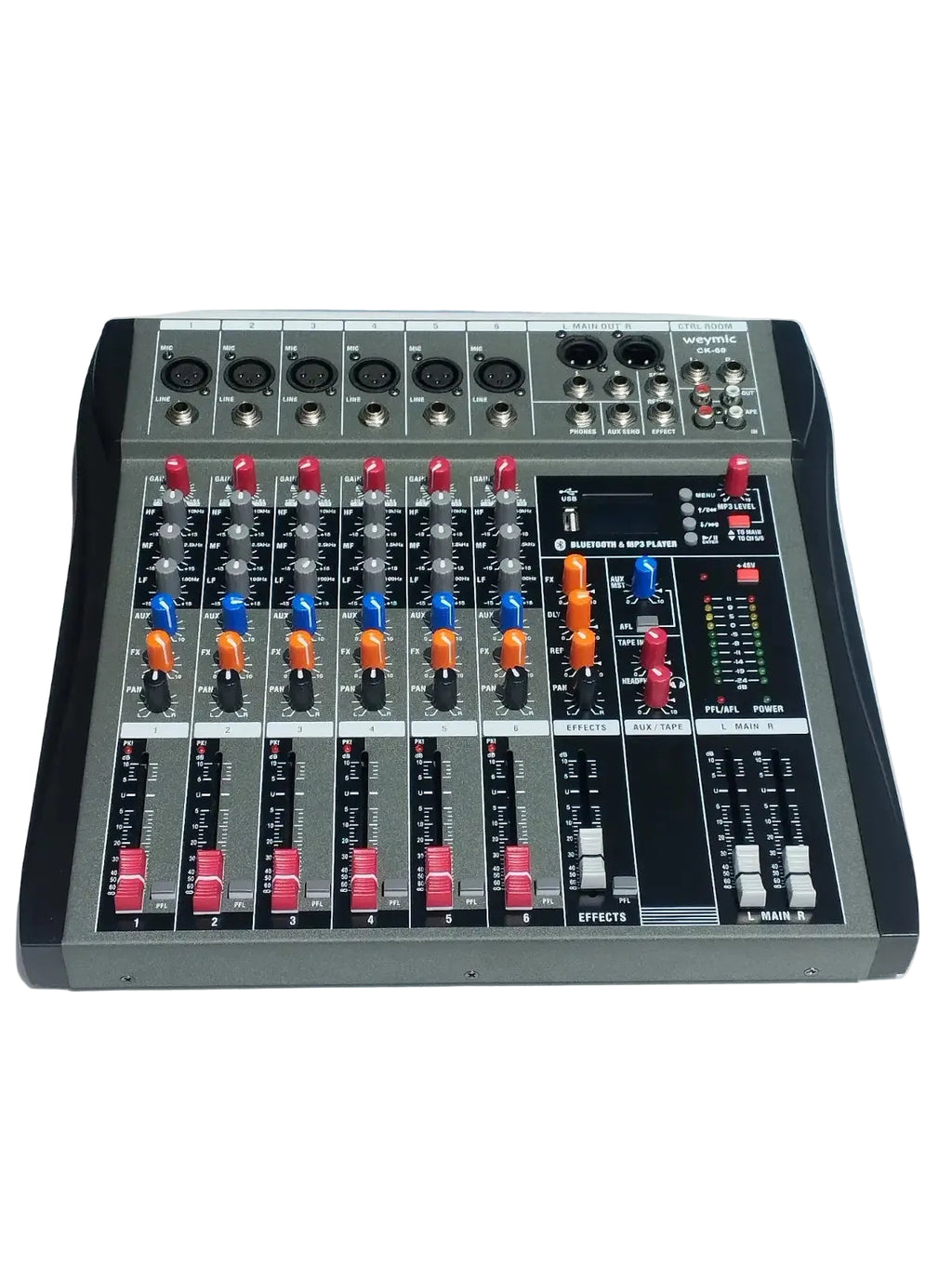 Weymic CK-60 60-Channel Professional Mixing Console with Bluetooth & USB