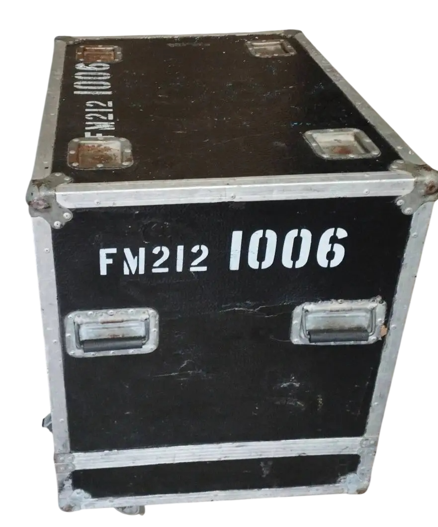 Adamson FM212 dual 12" +2" horn stage monitors with road case