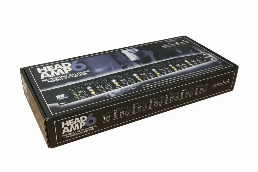 Art HeadAmp6 6-Channel Headphone Amplifier — Rackmount Studio Distribution