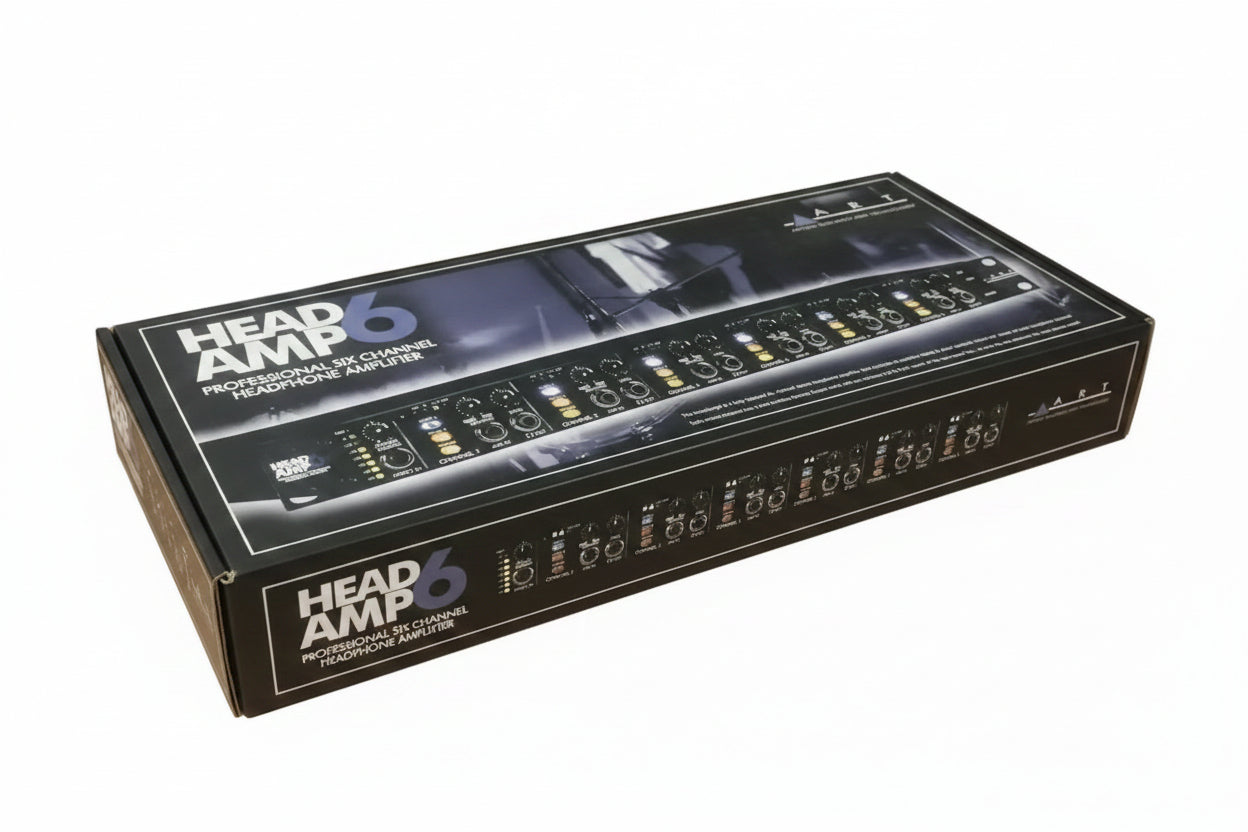 Art HeadAmp6 6-Channel Headphone Amplifier — Rackmount Studio Distribution