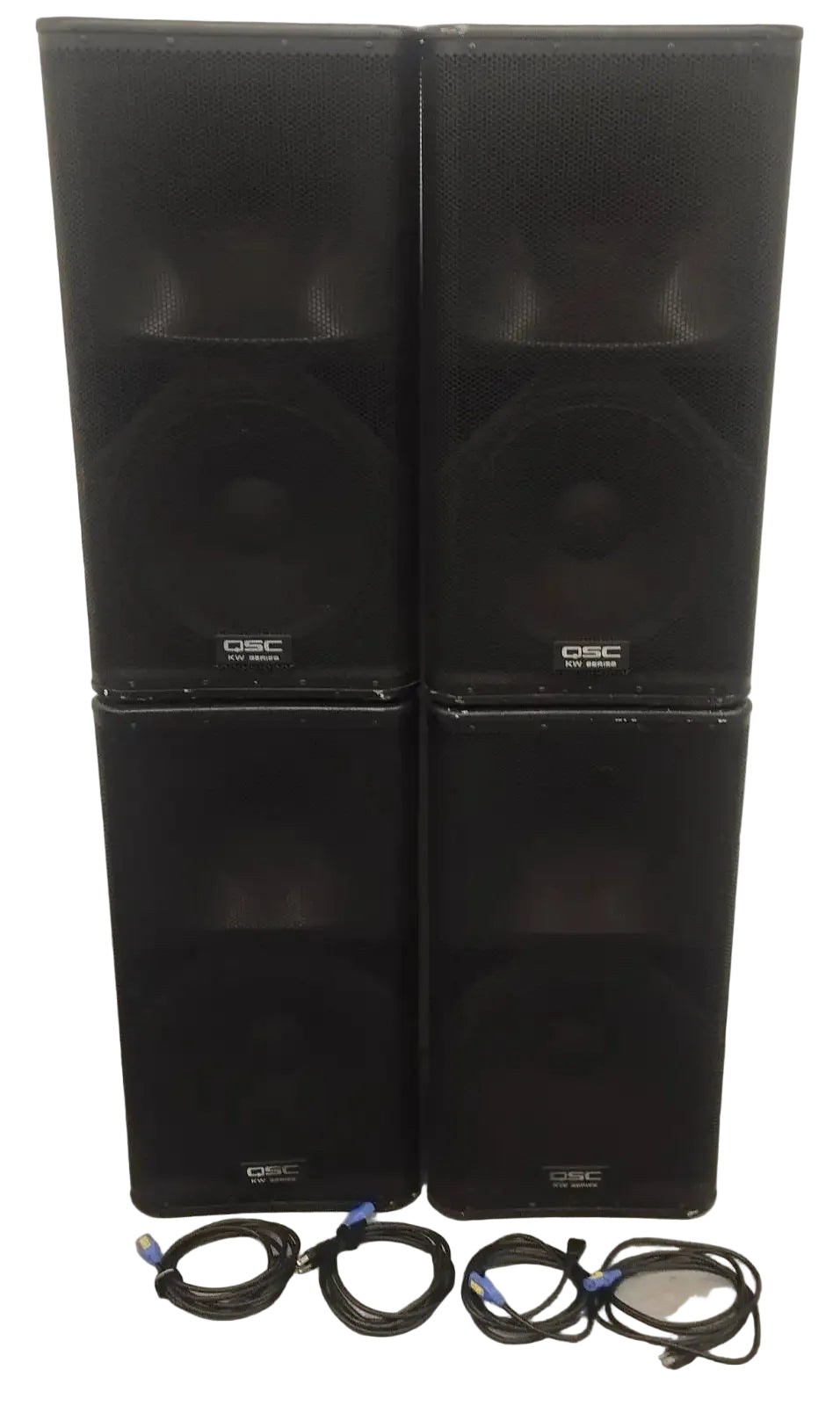 QSC KW152 15" 2-Way 2000W Powered PA Speakers