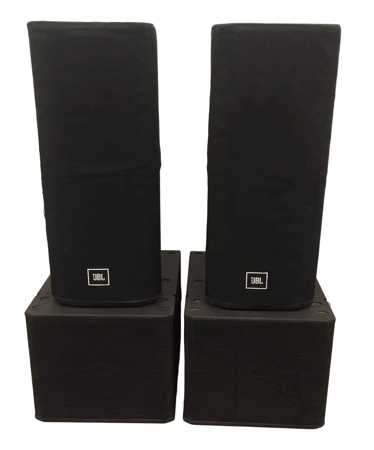 JBL PRX625 & VRX918sp Active PA System Package — Speakers, Subs & Covers