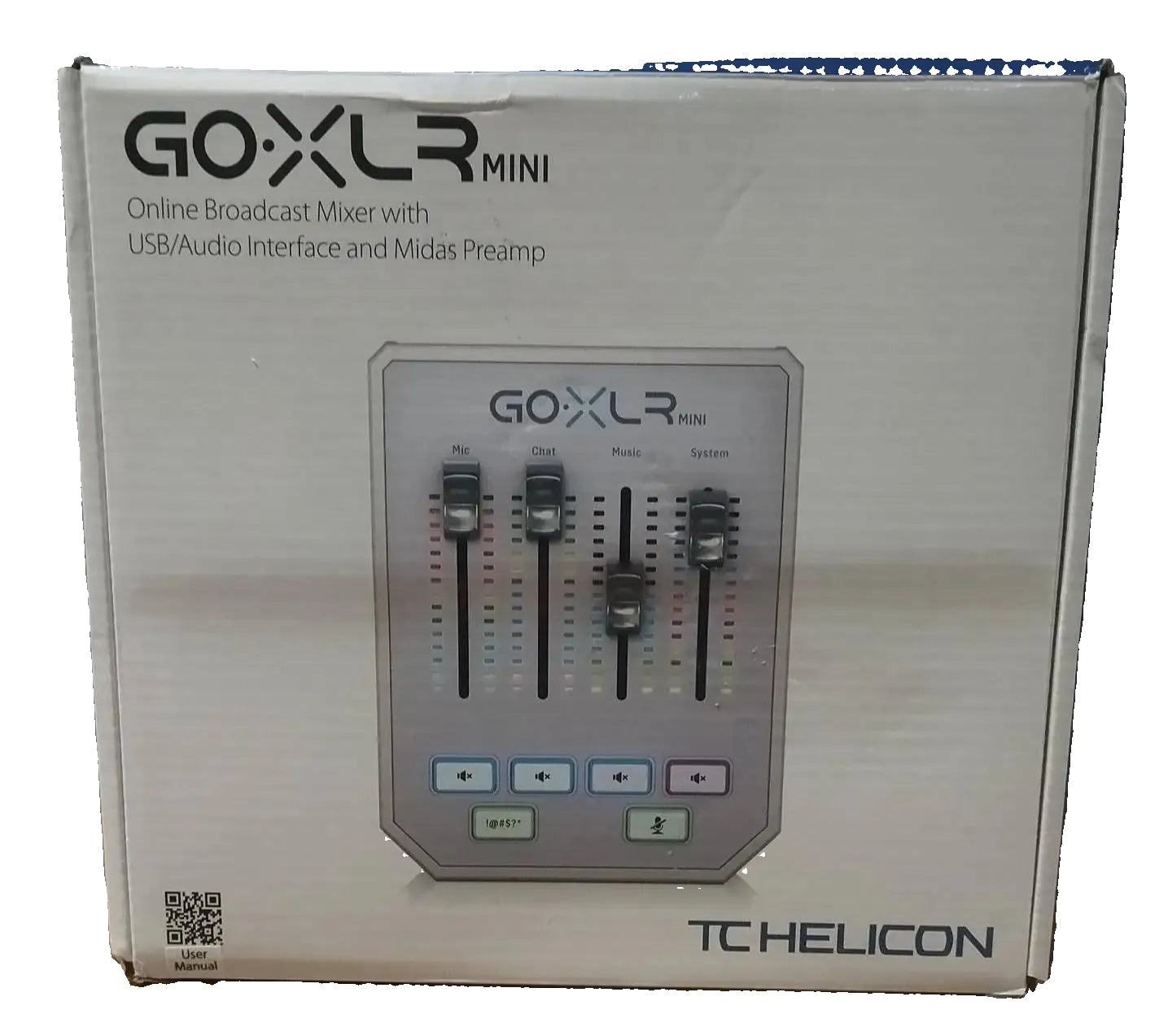 TC Helicon GoXLR MINI-WH Broadcast Mixer & USB Audio Interface