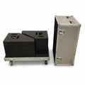 TOA SR-M1 Bi-Amp Stage Monitors 600W 8Ω with Cases
