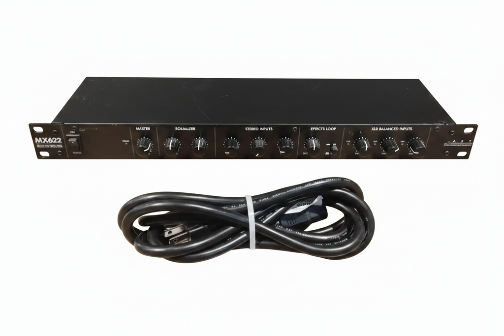 ART MX622 Six Channel Stereo Line Mixer W/ EQ and Effects Loops