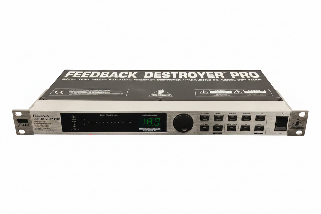 Behringer DSP 1100P 24-Bit Dual Engine Auto Feedback Destroyer