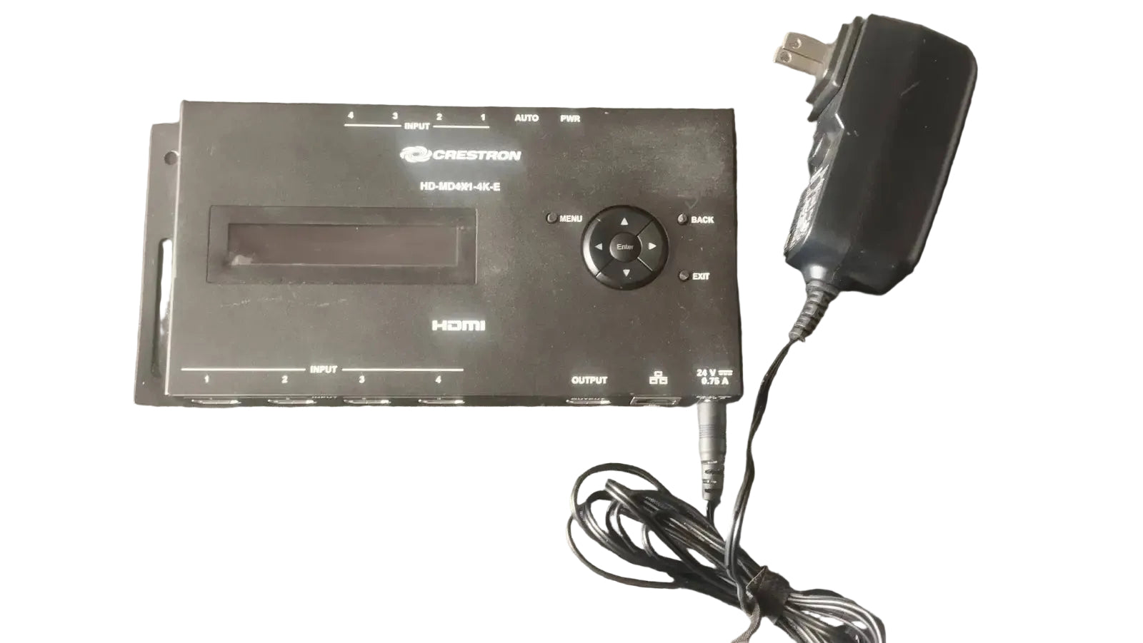 Crestron HD-MD4X1-4K-E 4K HDMI Switcher — 4-Input Commercial AV
