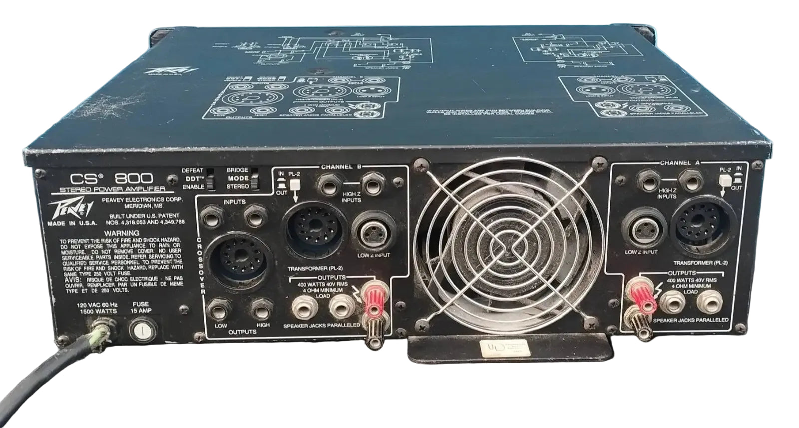 Peavey CS800 Professional Power Amplifier