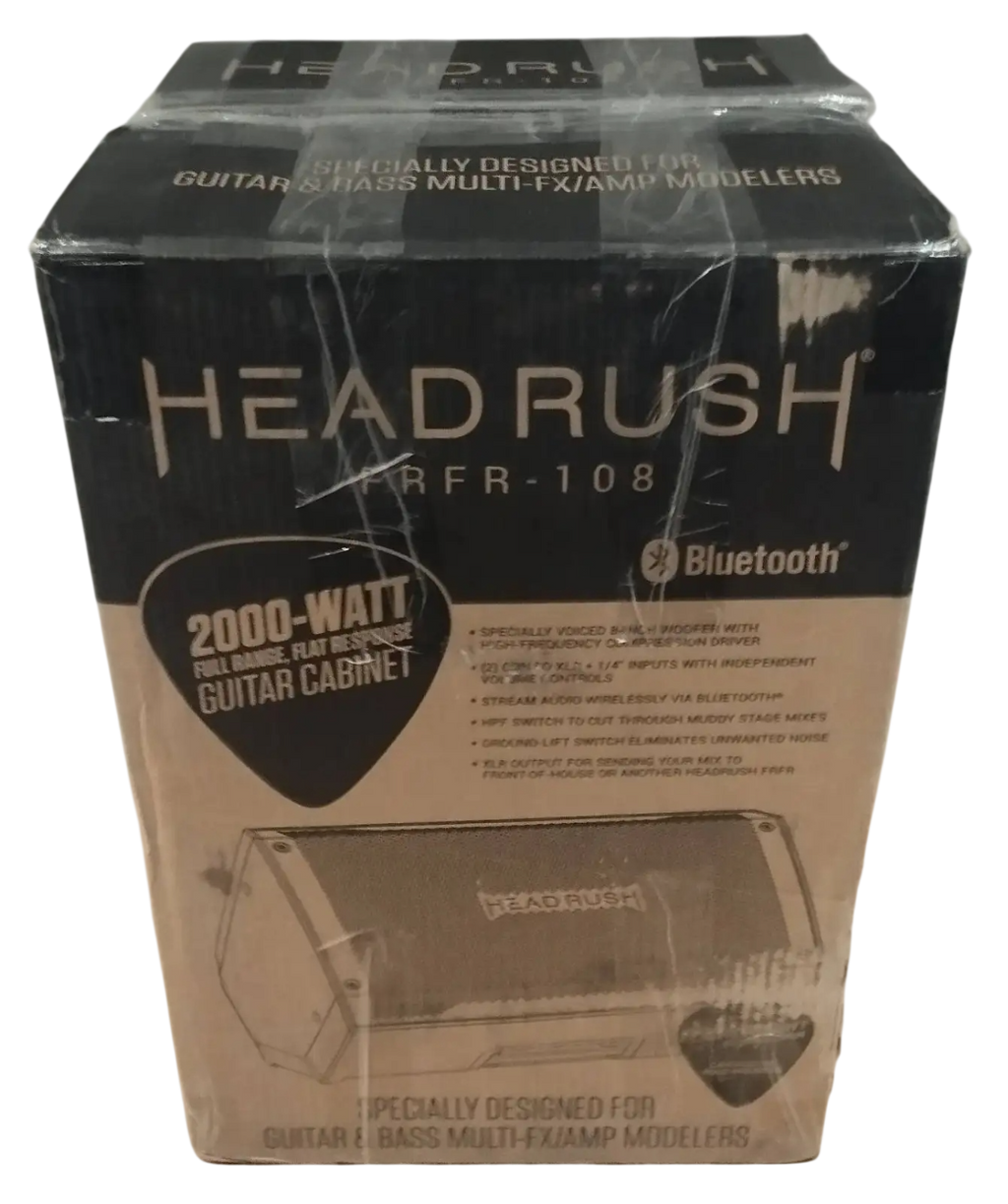 HeadRush FRFR-108 2000 watt active speaker with Bluetooth