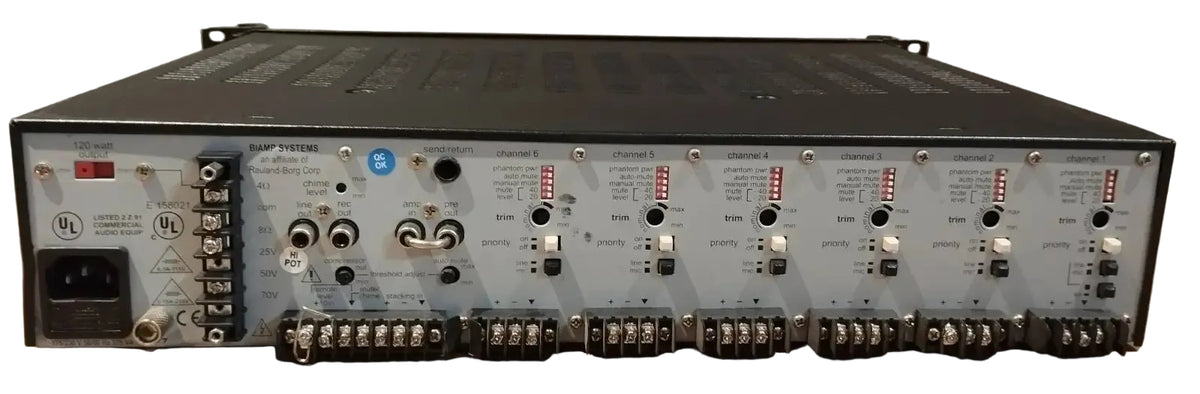 BiAmp CMA120 professional audio power amplifier / mixer