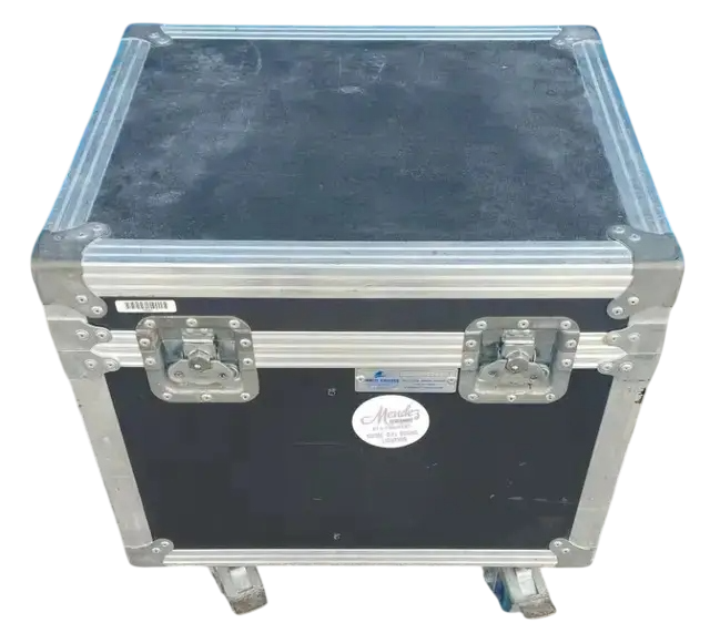 American DJ Comscan LED light fixtures w/ 2 remotes and case