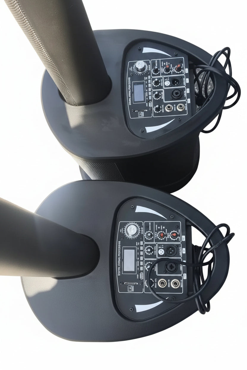 Pyle Pro PADHUSB8 Active Column Array Speakers with Subwoofer