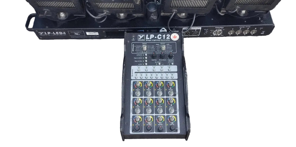 Yorkville LP-LED4 LED Stage Light Bars with Wireless Remote (x4)