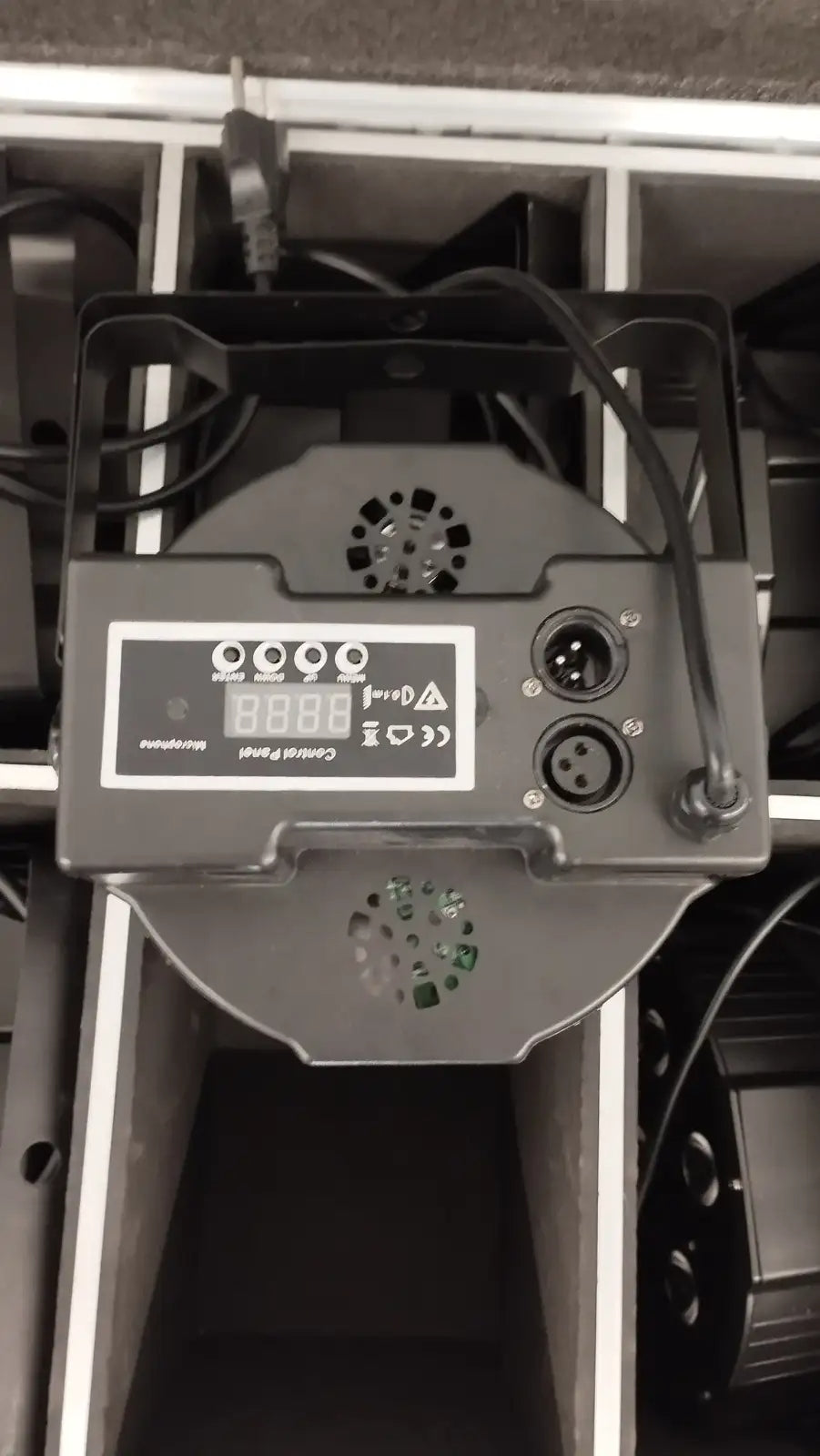 10x DMX LED Slim Par Uplights in Rolling Road Case